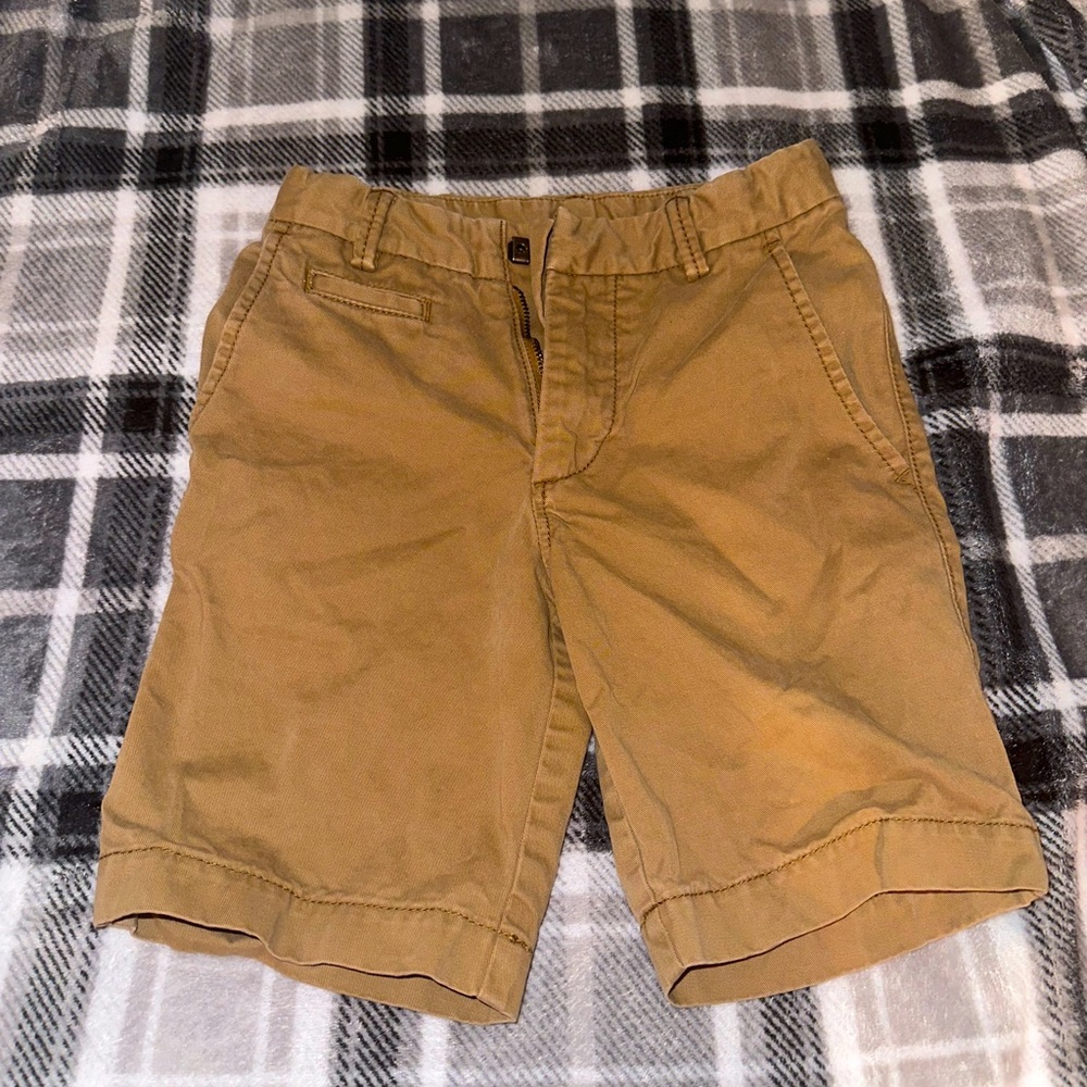 GapKids Lived-in Flat Front Shorts